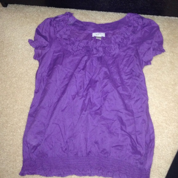 Purple LOFT shirt