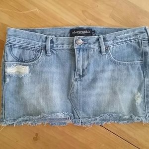 Abercrombie Distressed Mini Skirt
