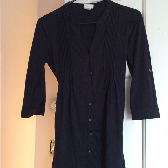 Black tunic top