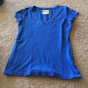 dark blue soft v neck