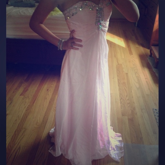 Light pink prom dress, worn once