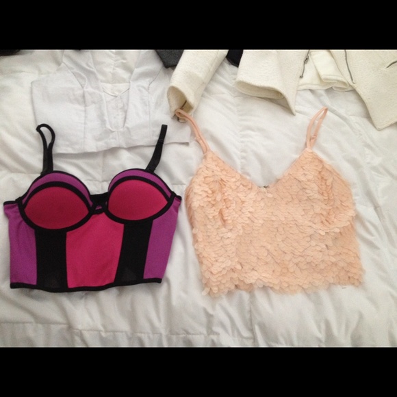 Cropped Bebe tops!