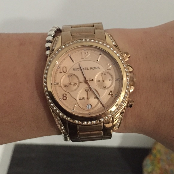 Michael Kors Accessories - Rose gold Michael Kors watch