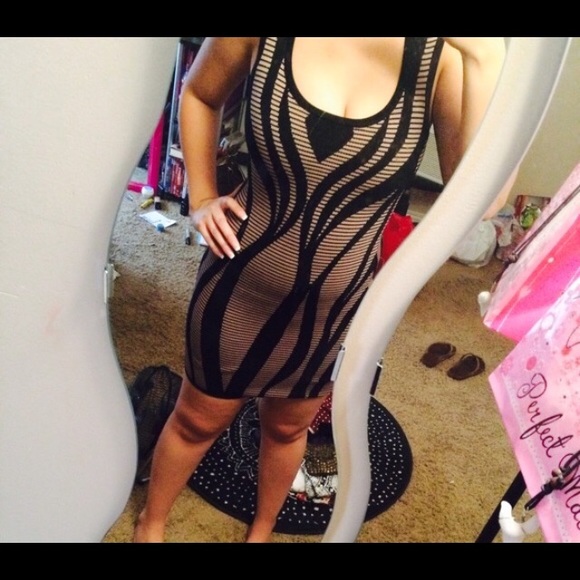 brown and black dress ✨