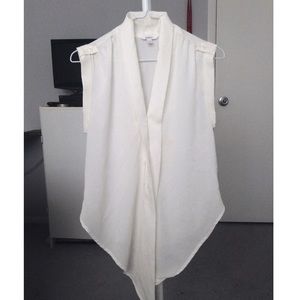 Candies Small Off White Button Up Blouse :)