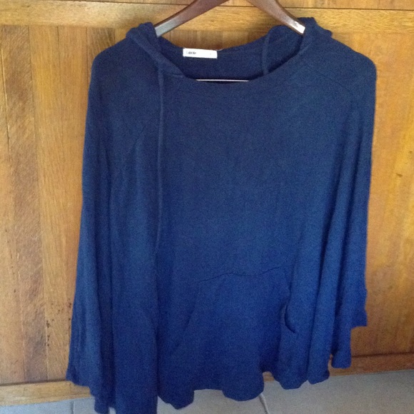 Navy blue cape