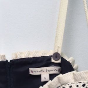 Nanette Lepore Tops - Nanette Lepore size 6 bustier black/white belt Nanette Lepore Tops - Nanette Lepore size 6 bustier black/white belt