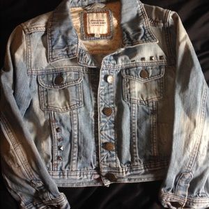 Forever 21 Studded Jean Jacket