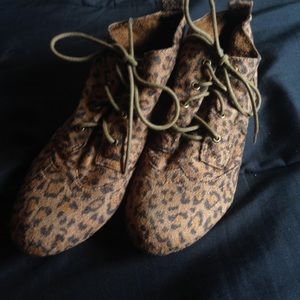 Forever 21 Leopard Booties