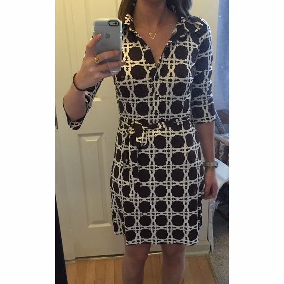Lilly Pulitzer 3/4 length sleeve silk dress