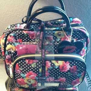 Betsey Johnson Floral Makeup Bag