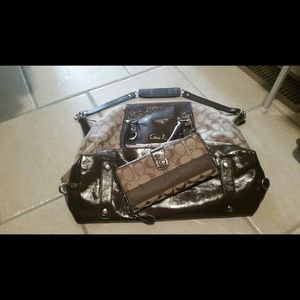 Coach purse and wallet