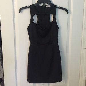 Super cute black bodycon dress