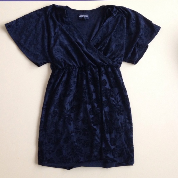 Black kimono style dress h&m