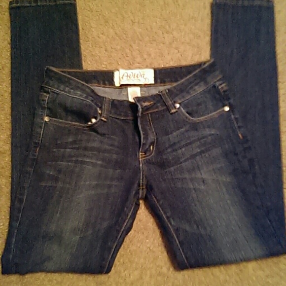 Aviva premium dark wash skinny jeans