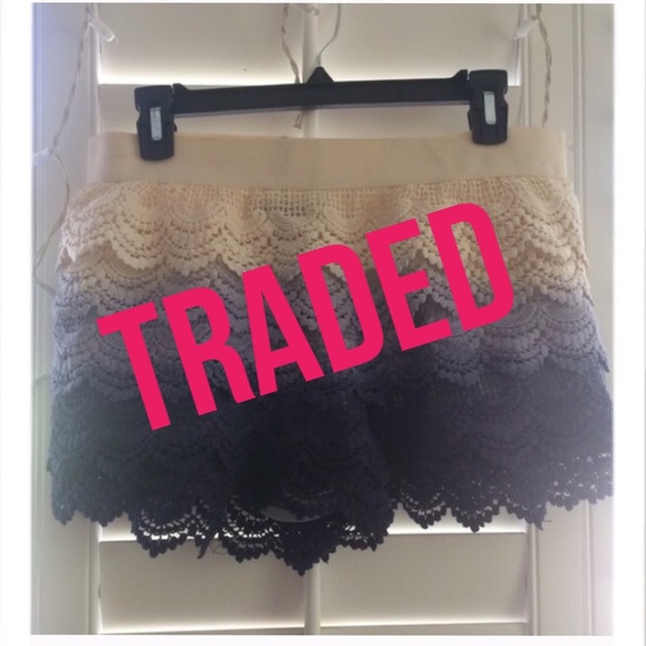 Crochet Purple Ombre Shorts💜💕