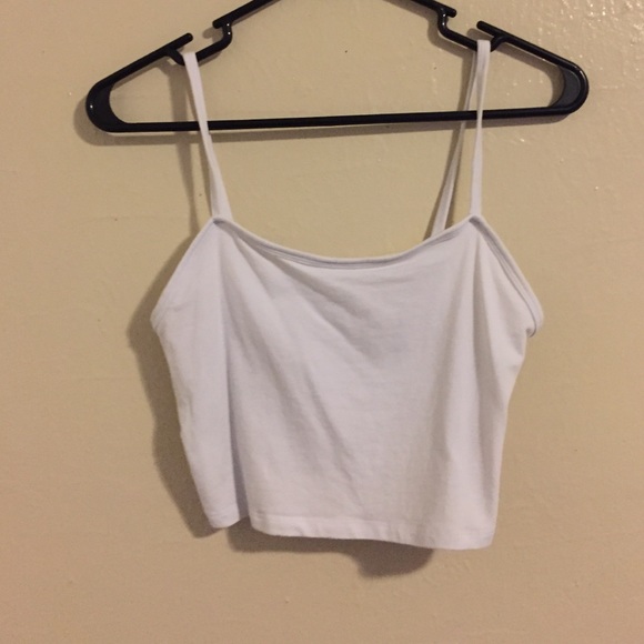 White crop top