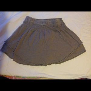 Grey cotton skirt