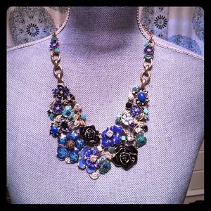 White House Black Market floral necklace!