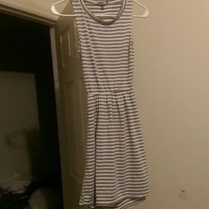 Grey and white Sun dress