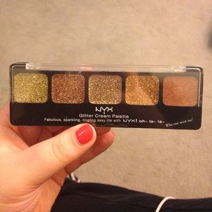 Nyx glitter cream palette
