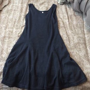 Navy blue flowy dress