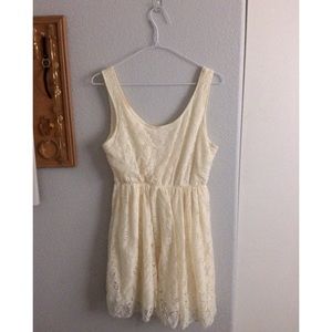 White Lace Medium Kirra Dress