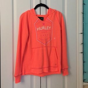 Neon orange hoodie