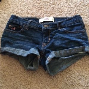 denim shorts