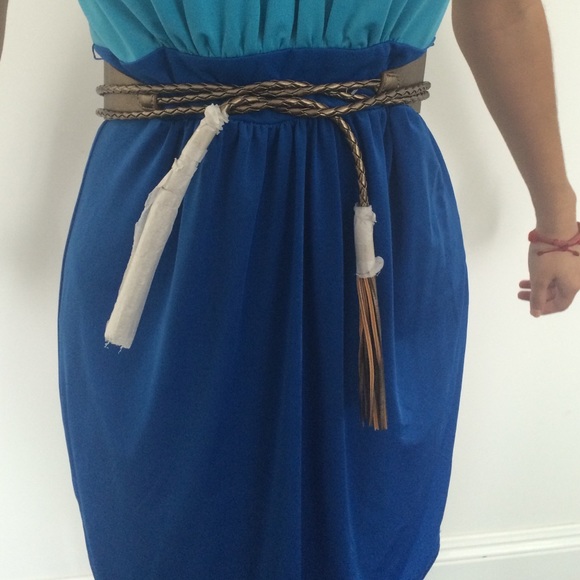 New large rampage two tone color block dress - Picture 2 of 4