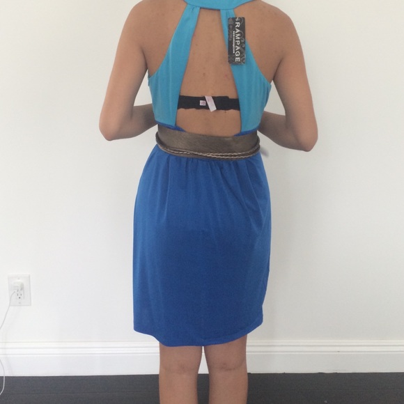 New large rampage two tone color block dress - Picture 4 of 4