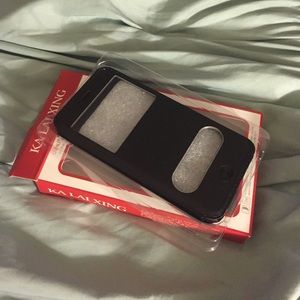 Iphone 6 plus folio case with windows,