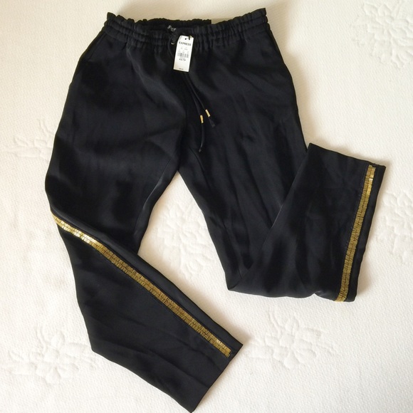 Express side embellished pants