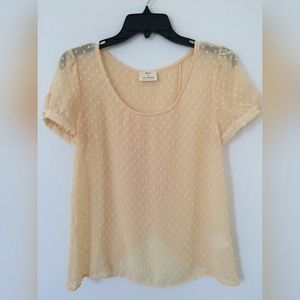 Polyester Yellow/Gold Top