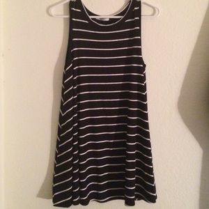 On Sale!!! Black & white striped dress
