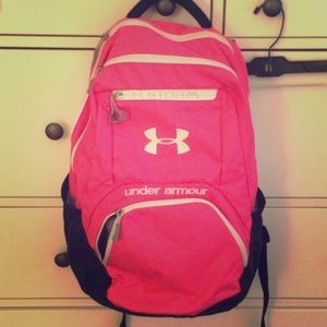 Under Armour Hustle storm backpack.