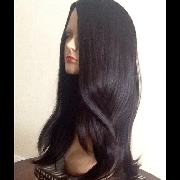 24" Humans hair full wig.