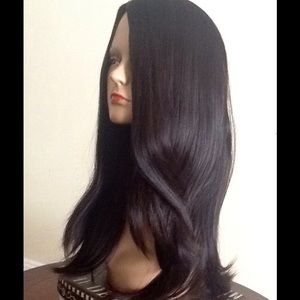 24" Humans hair full wig.