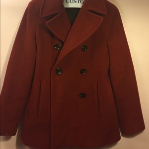 A red coat for winter