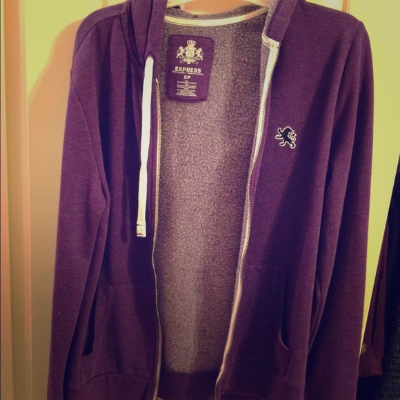 Express men's purple jacket