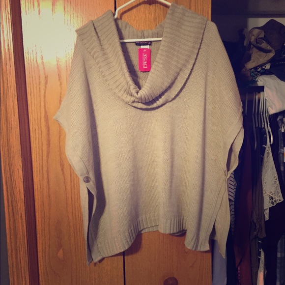 Poncho never worn
