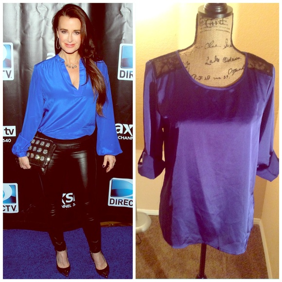 Forever 21 Tops - Blue Silky Top SOLD Forever 21 Tops - Blue Silky Top SOLD