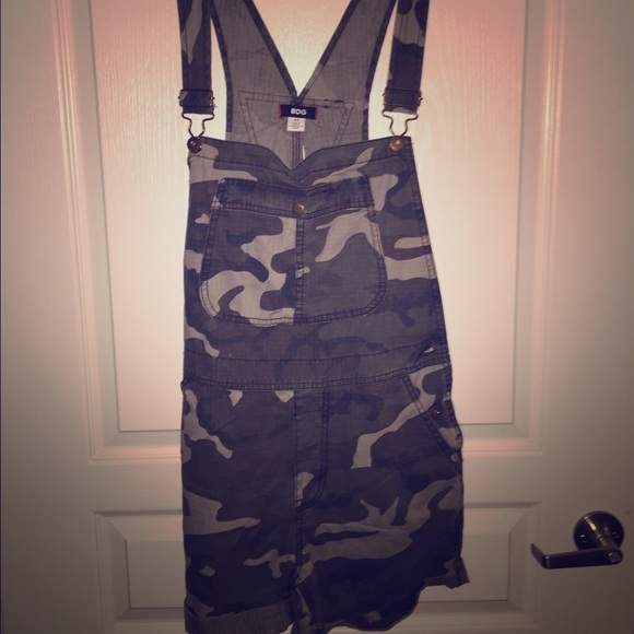 Camo overalls