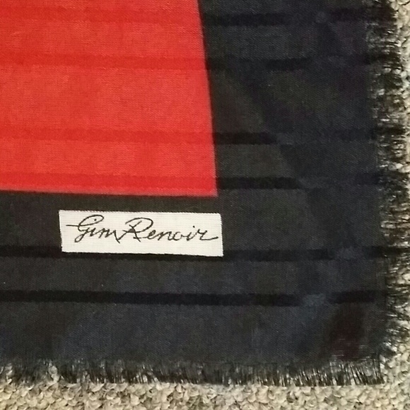 Gorgeous Snow Leopard vintage Gim Renoir scarf - Picture 2 of 4