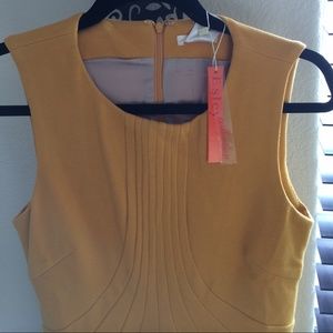 Mustard yellow dress