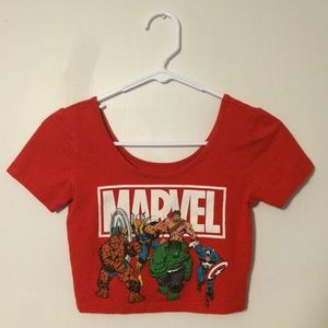 Marvel Crop Top