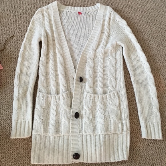 H&M White cardigan