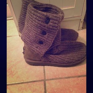 Ugg Australia slouchy grey knit boots!