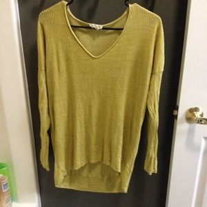 Mustard High-low Sweater from Nordstrom Rack
