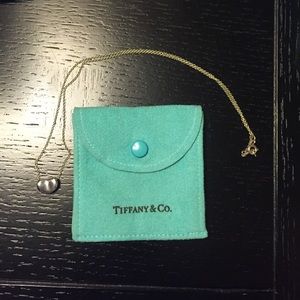 Tiffany and co Elsa peretti bean necklace